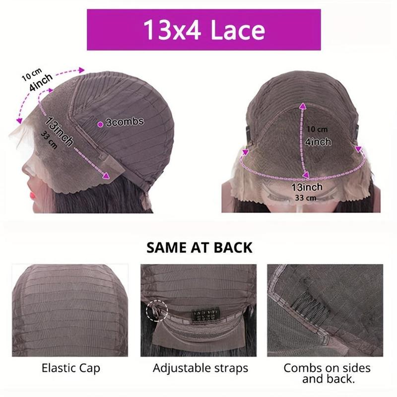 Product Introduction of 13x4 Pelucas de Pelo Humano Frente de Encaje Onda Corporal Frente de Encaje Pelucas para Mujeres Peluca de Pelo Humano - Estilo: Básicos; Género: Mujeres; Densidad: 150%; Rizo: Onda Corporal; Área de Encaje: 13*4; Material del Pelo: Pelo Humano 6