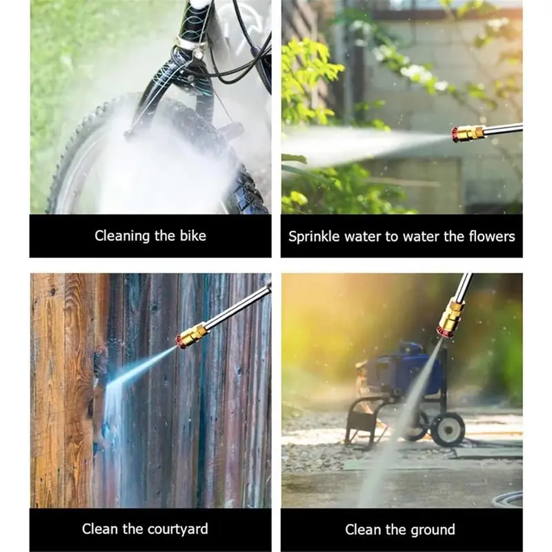 NEW Pressure Washer, 60 Bar 6 in 1 nozzle Portable Pressure Washer with Battery and Charger 24 Volt Rechargeable Battery Electric Pressure Washer for Car/Fence/Garden Cleaning 5