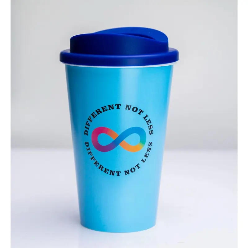 Different Not Less Thermal Travel Mug | 350ml Double-Walled BPA-Free Cup 0