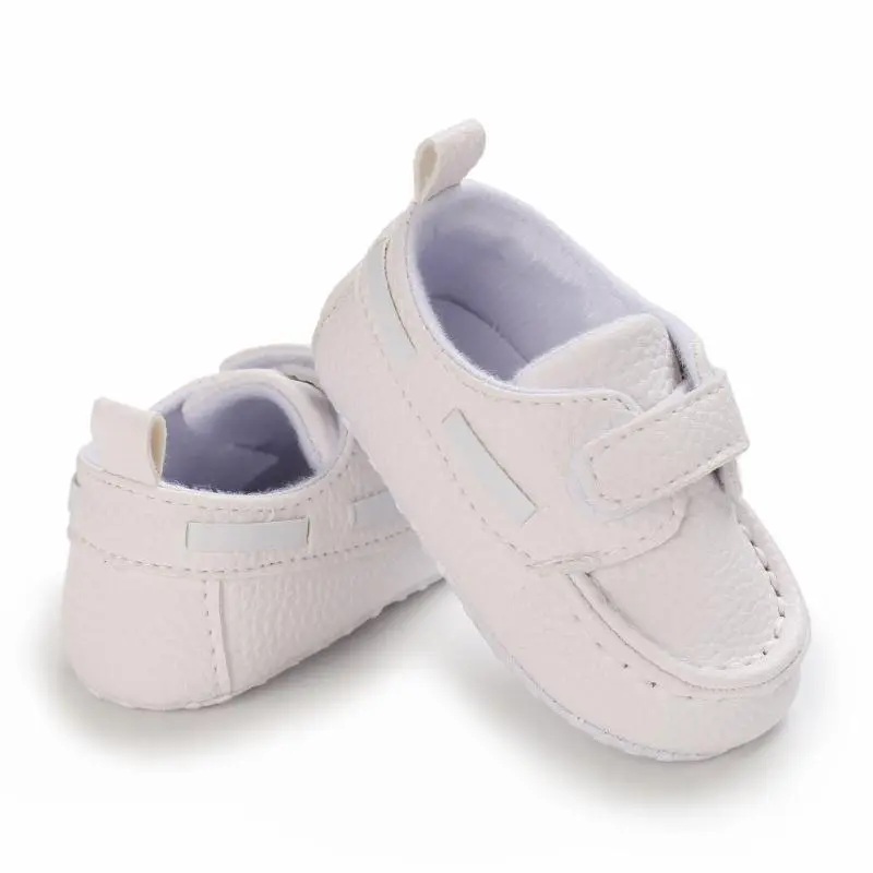 Newborn Baby Prewalker Girls Boys Casual Shoes Leather Non-Slip Soft-Sole Infant Toddler First Walkers 0-18M Baptism 3
