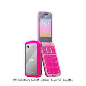 HMD Barbie Phone Dual SIM - Unlocked - Power Pink - Brand New