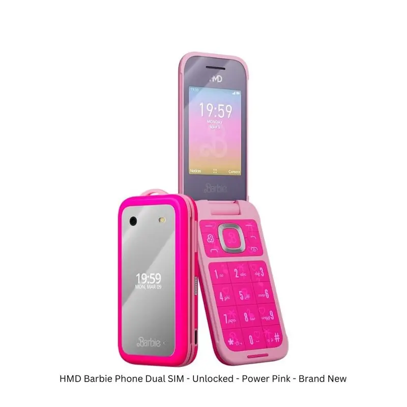 HMD Barbie Phone Dual SIM - Unlocked - Power Pink - Brand New 0