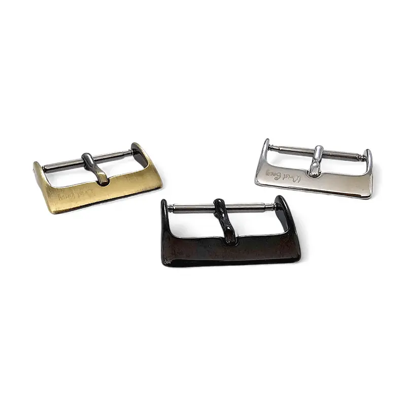 Stainless Steel Tang Buckle Classic Watch Strap Band 16mm 18mm 20mm 3