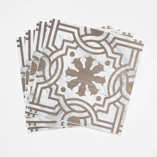Quadrostyle Agrigento Marble Wall & Floor Vinyl Tile Stickers 30cm(W) 30cm(H) 0.508mm(D) 1