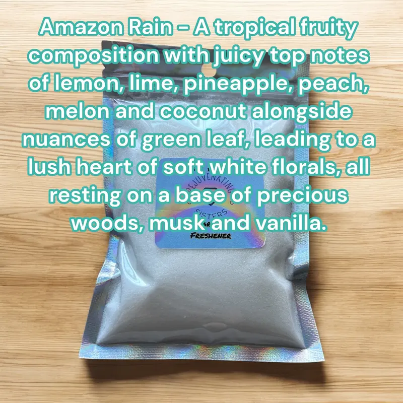 CARPET & BIN FRESHENER – Scented blend for a fresh, long-lasting aroma. Available in mixed 150g scents, including Fruity, Masculine, Feminine, and Bath, Body & Laundry-inspired fragrances. 2