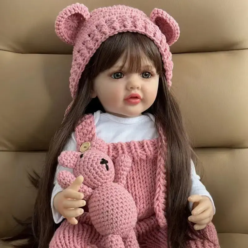 Oma's Realistic Lifelike Soft Silicone Girl Doll (55 CM/22 Inch) 0