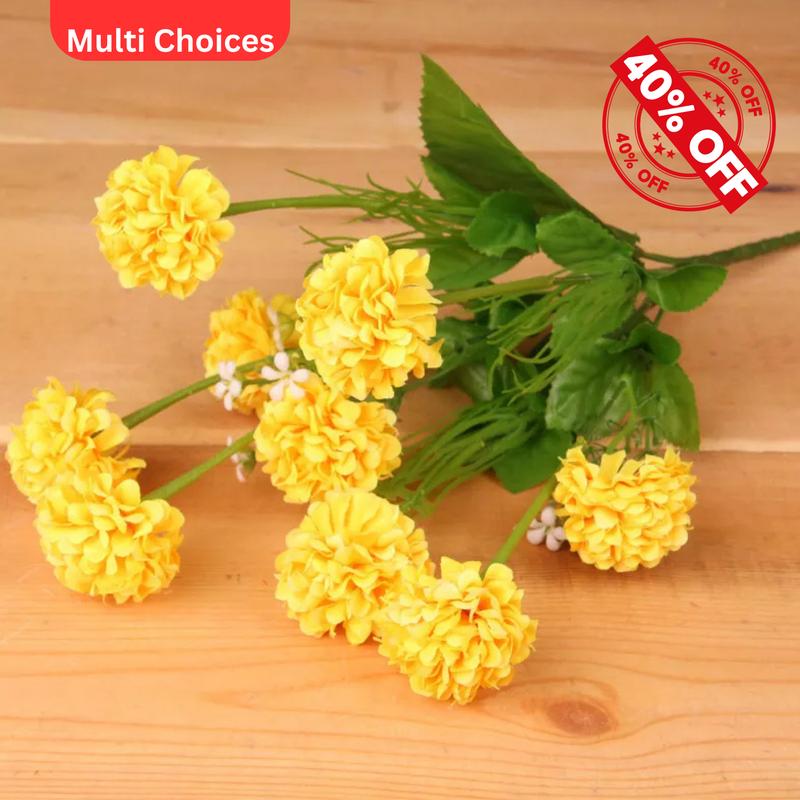 Product Introduction of 1 Bunch Wedding Artificial Silk Hydrangea Posy Flower Bouquet Home Party Decor Decorative Fruit 17