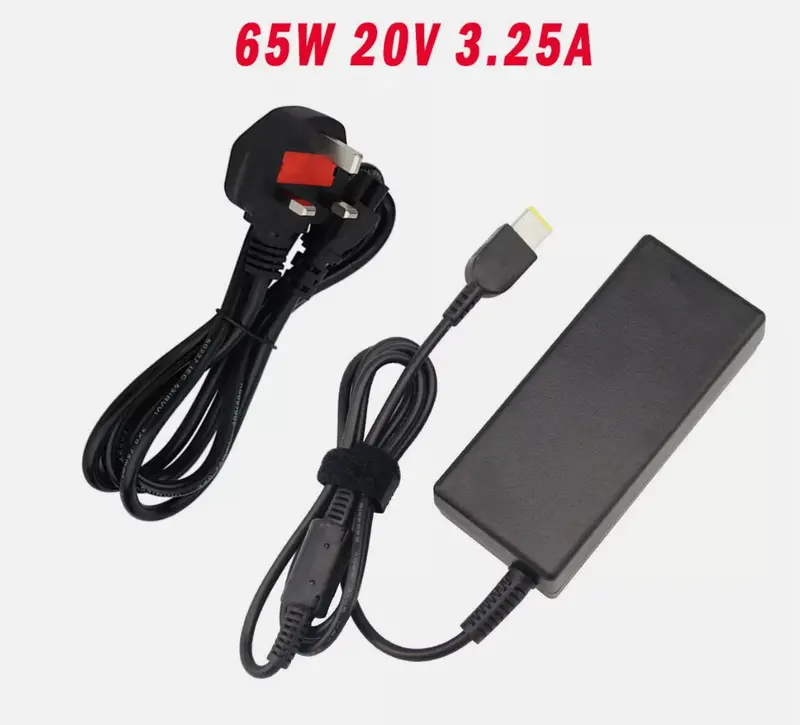 Replacement Charger for Lenovo Laptops - 20V 65W 45W AC Power Adapter | Compatible with ADLX45NDC3A UK Plug Fast Charge 6