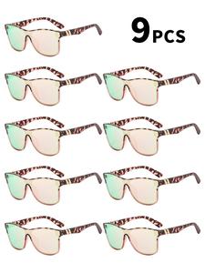 Modern Rich Girl High Quality Sunglasses, Cute Unisex Trendy Casual Leopard Pattern Sunglasses for Everyday Use, Modern Frames Summer Sports Sunglasses, Fashion Accessories for Outdoor Activities