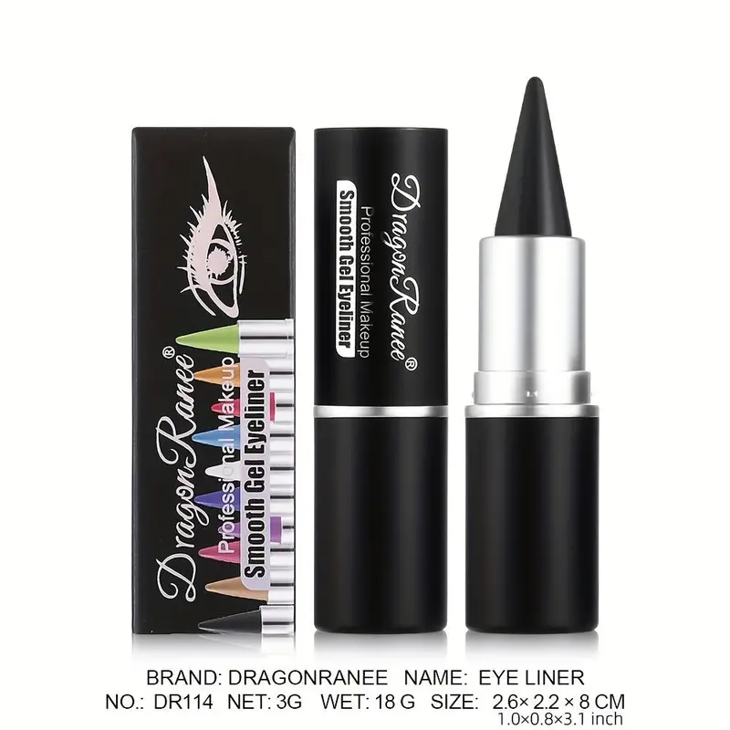 Waterproof Eyeliner Pencil, Quick Drying, Sweat Resistant - Durable, Long-Lasting Cream Eyeliner for Novice, Holiday Makeup 5