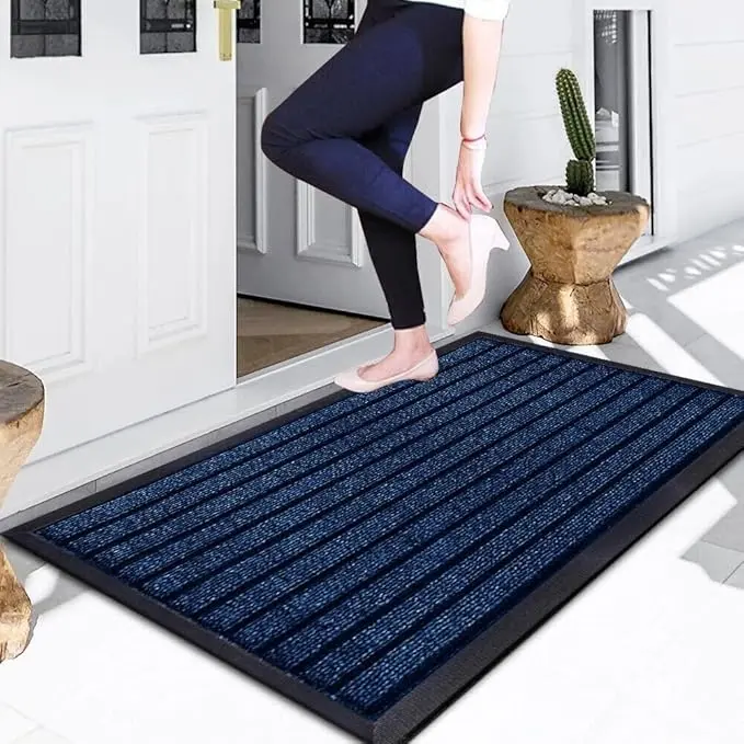 Non Slip Heavy Duty Rubber Barrier Mat Hall Hallway Kitchen Runner Rug Door Mats 2