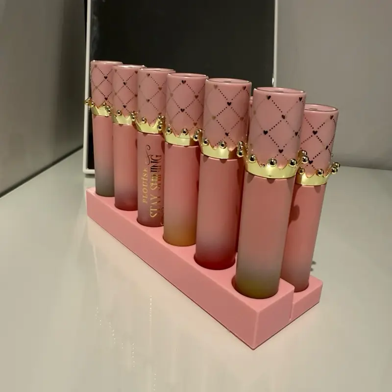 Lip Gloss Stand - 3D Printed Pink - Makeup, Glossy, Lipstick, Cosmetic 5