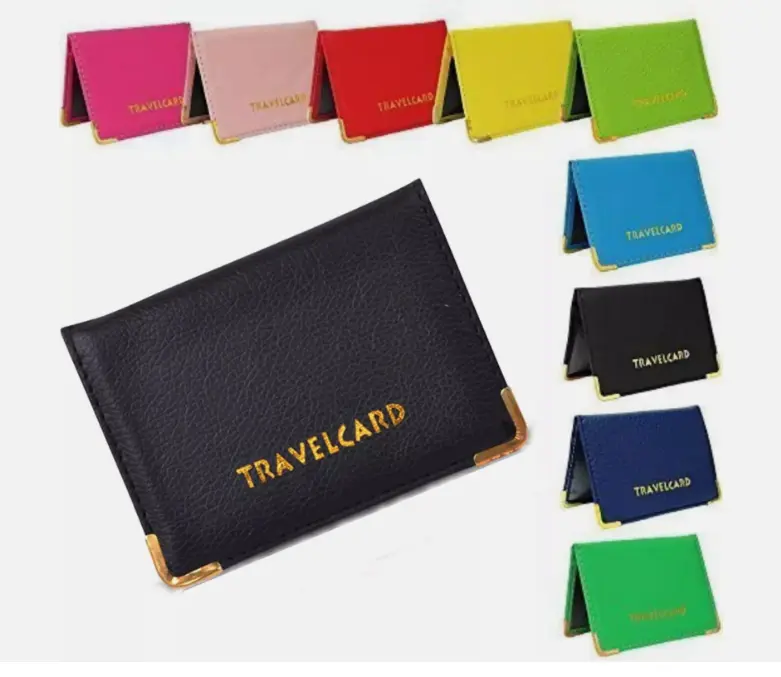 New PU Leather Travel Bus Rail Pass Card Holder Oyster Cover Case Holder WalletHISTORY 0