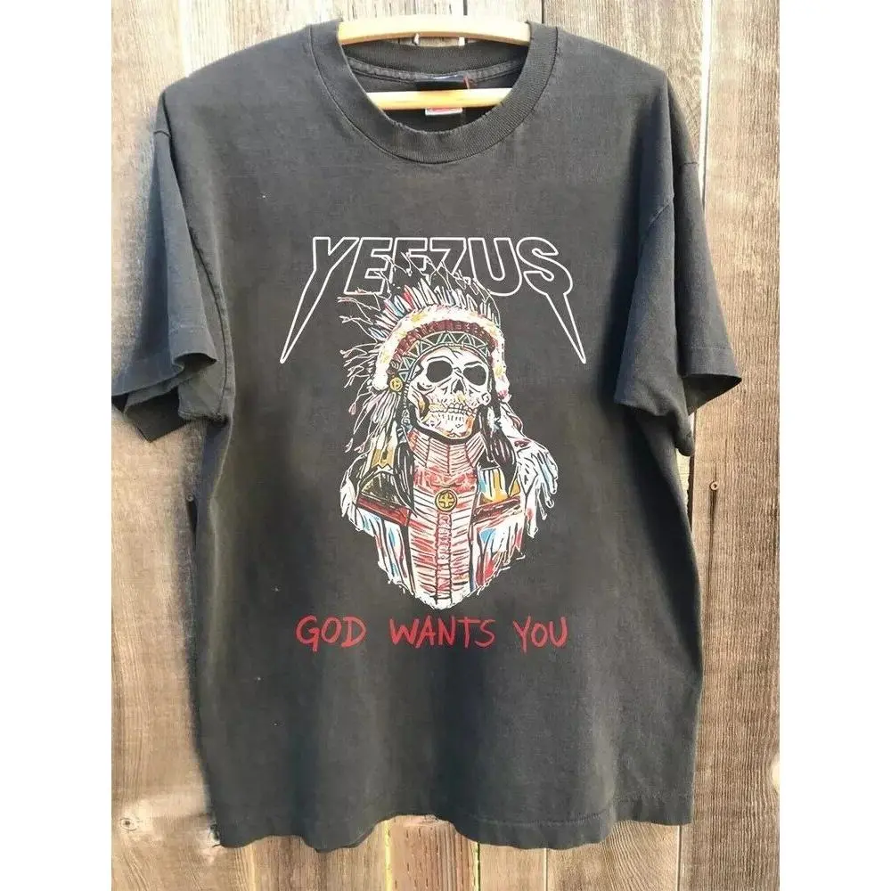 Kanye West Yeezus God Wants You Shirt, Vintage Band Tee, Graphic Tee