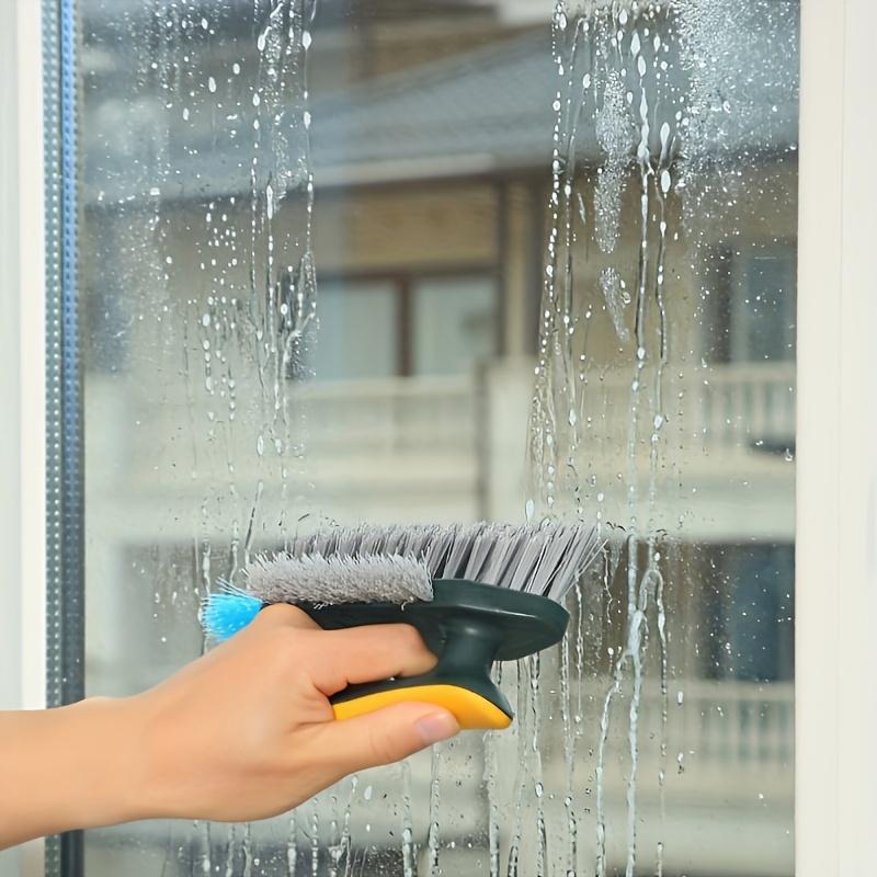 Product Introduction of 【SEENGHAR】 Versatile Triangular Cleaning Brush - No Dead Corner, Ideal for Bathroom, Kitchen, and Outdoor Use - Durable Plastic, Multi-Surface Scrubber 6