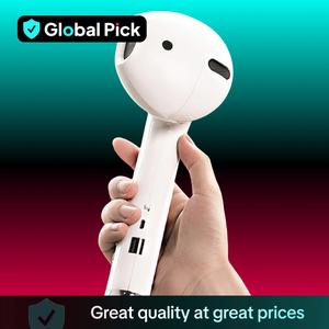 Wireless Earphone Shape Speaker, USB Charging Support Microphone FM Radio TF Card Wireless Loudspeaker, Portable Speaker, Devices