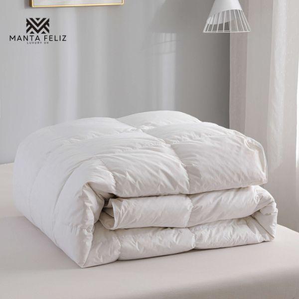 Manta Feliz Luxury Microfibre Filled Duvet Quilt |  Hypoallergenic & Skin-Friendly | All Seasons (4.5 , 7.5 , 10.5, 13.5, 15, 16.5 Tog) | All UK Bed Sizes (Single, Double, King, Super King) | Same-Day Dispatch! ️ 3