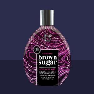 Tan Inc Original Dark Brown Sugar  Advanced 45 Bronzer Lotion with Warming Tingle tanning a