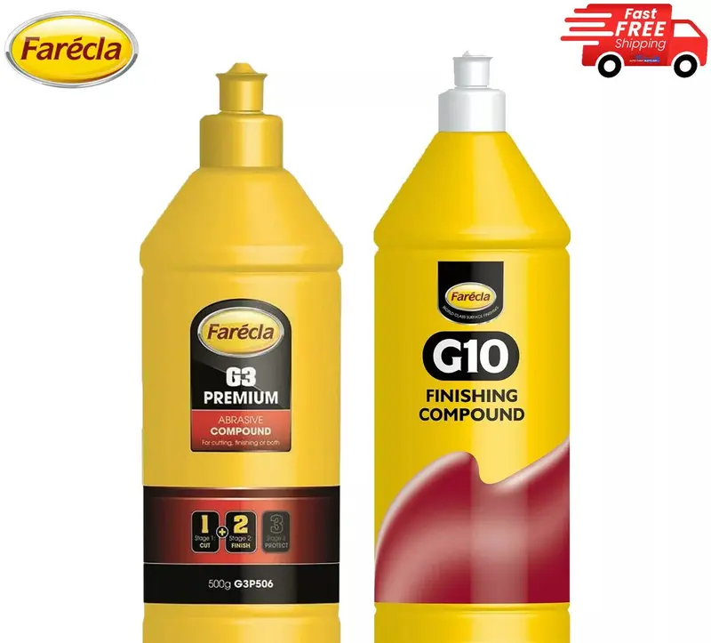 G3 Farecla G3P506 Premium 500g + G10 Advanced Finishing Compound Car Kit 500ml 0