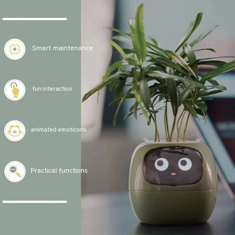 Smart Planter Endless Fun Over 49 Rich Expressions 7 Smart Sensors And AI Chips Make Raising Plants Easy And Fun 4