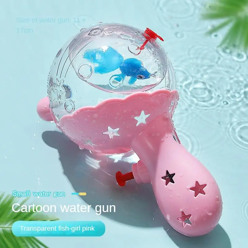 【RANTS BETTER】Water Gun Light Cartoon Spray Machine Bath Splashing Toys for Boys Kids Summer Outdoor Swimming Party Toy Children's Day Gifts 6