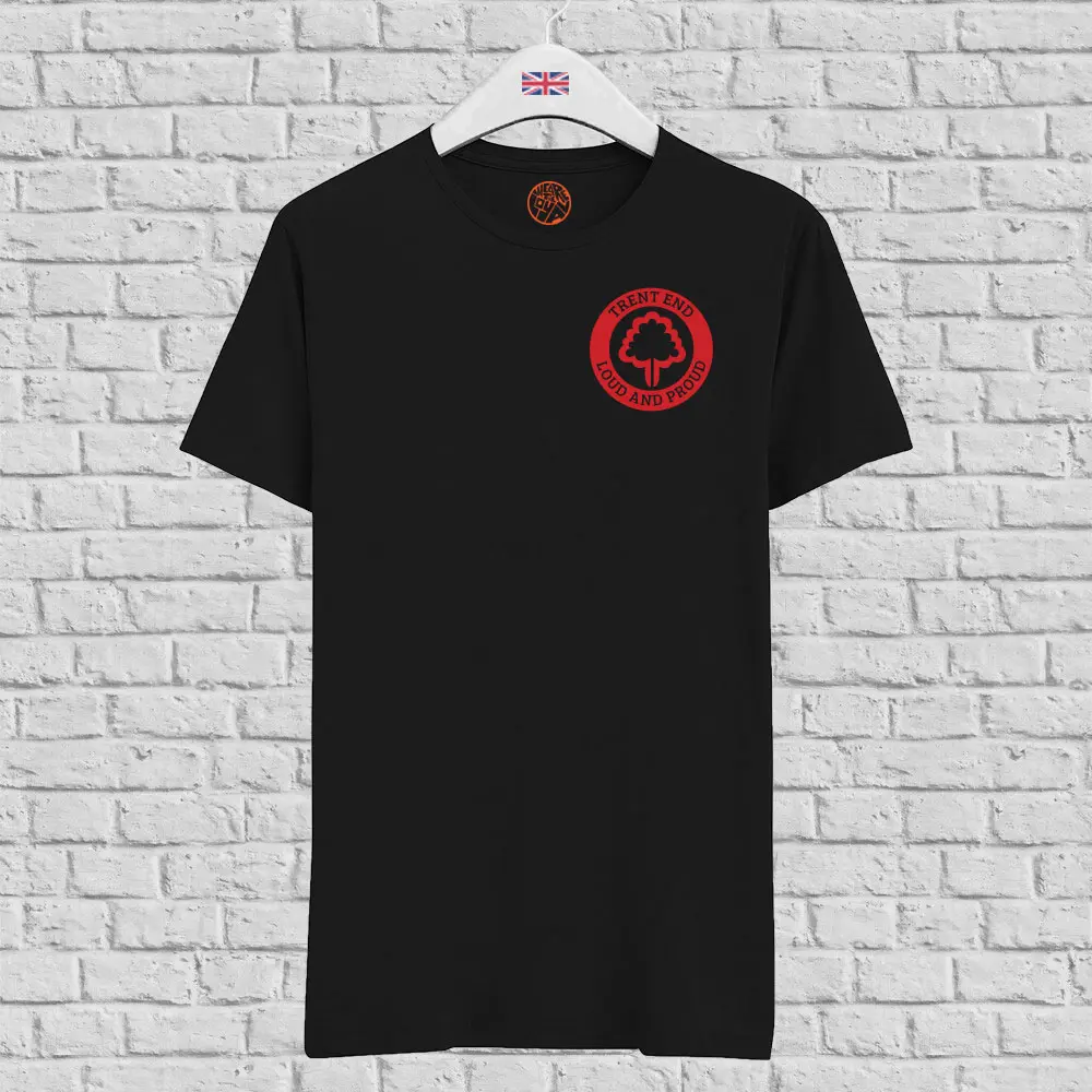 Nottingham Forest Loud And Proud Black Organic Cotton T-Shirt