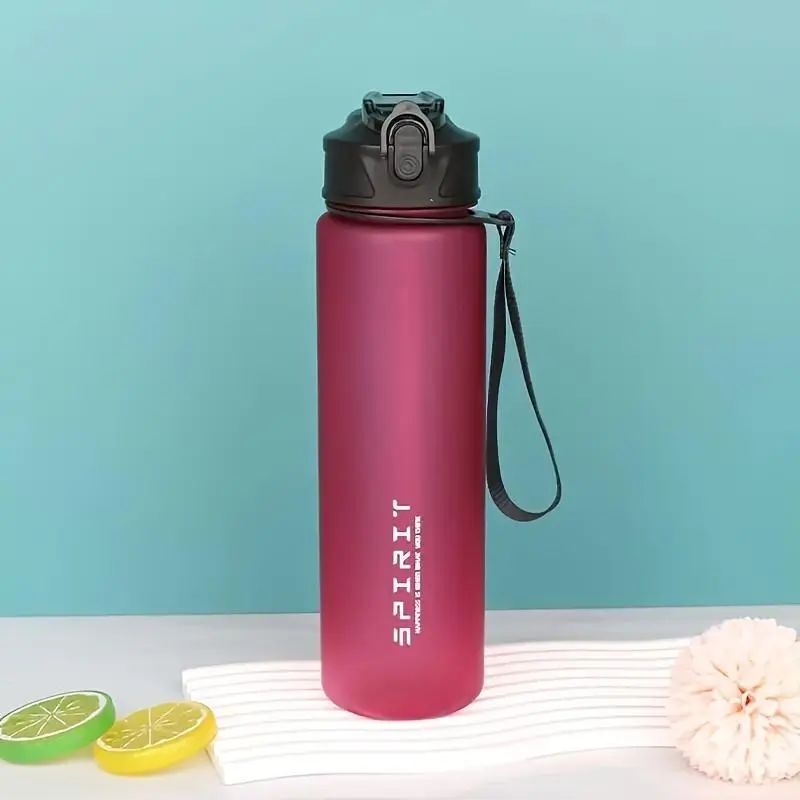 25.36oz Leak-Proof Sports Water Bottle with Straw and Carrying Loop, BPA-Free PC Material, Portable with Seal Lid for Fitness, Camping, School - Ideal Gift for Christmas, Valentine's, Labor, Teacher's Day 5