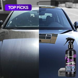 3 in 1 Car Ceramic Nano Coating Liquid, Nano Crystal Hydrophobic Layer Polishing Paint Coating Agent, Car Polish Nanos Coatings, Detailing, Automotive #TOP PICKS