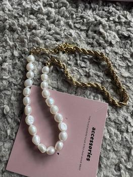 Product Review of 90s Rose London 3-item Jewellery Set, 2025 Spring Summer Trendy Fashion Jewellery Mysterybox, Necklace + Rings + Bracelet, Elegant Classic Jewellery Necklace for Women, Casual Basic Girl Accessories, All Matching Adjustable Necklace Rings from S**g 3