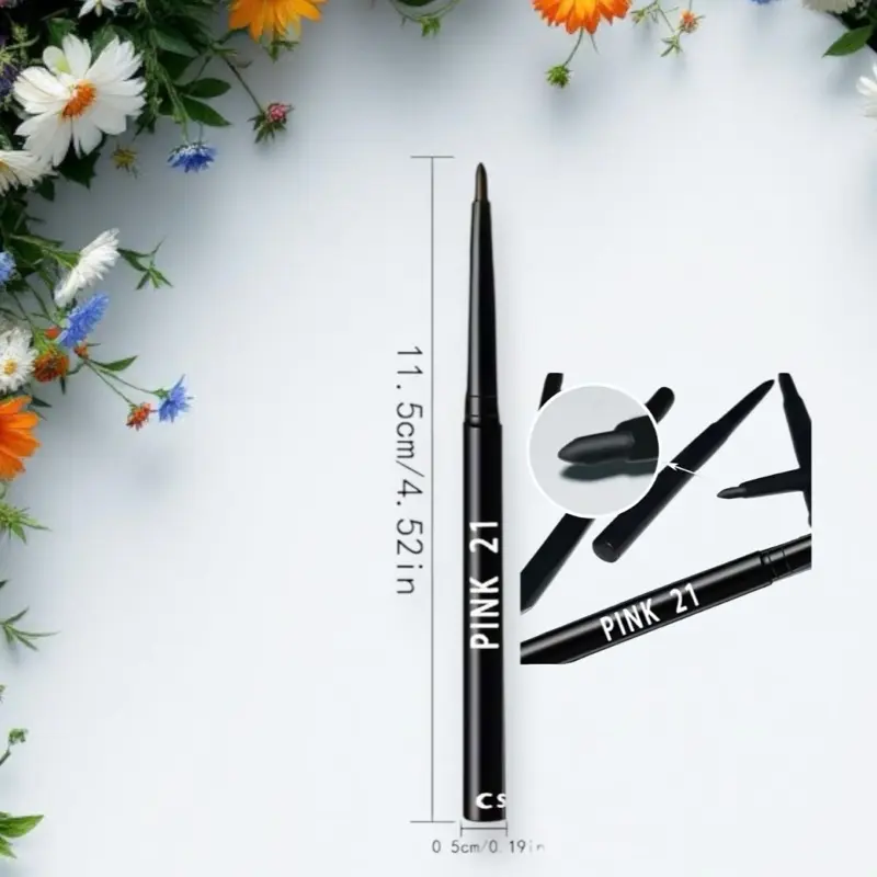 3pcs Waterproof Black Eyeliner Pencils-Smudge-Proof, Long-Lasting &Beginner-Friendly Eye Makeup Cosmetic 4