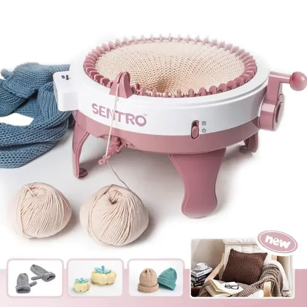 48-Needle Knitting Machine - Create Wool Scarves & Hats Effortlessly 2