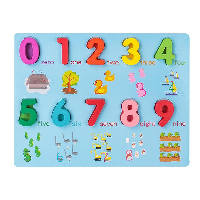 Wooden Toy Early Childhood Education Puzzle Kindergarten Grabbing Board 5