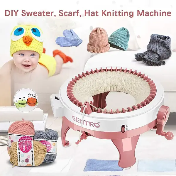 48-Needle Knitting Machine - Create Wool Scarves & Hats Effortlessly 1