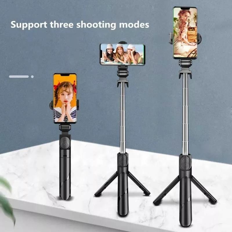 Flexible Tripod Holder Stand Selfie Stick With Bluetooth Remote For Mobile Phone 3