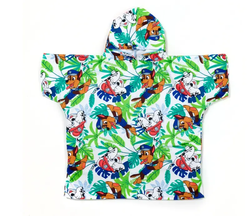 Paw Patrol Children's Drymee Hooded Poncho Towel - Age 4 to 6 years 0