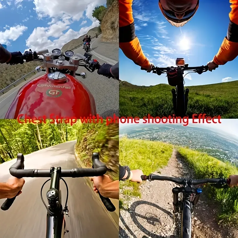 RISELDAJOR   All - in - One Mobile Phone Holder: Outdoor Cycling, Running, Motorcycle Riding Edition with Video Shooting and Driving Record Functions. 1