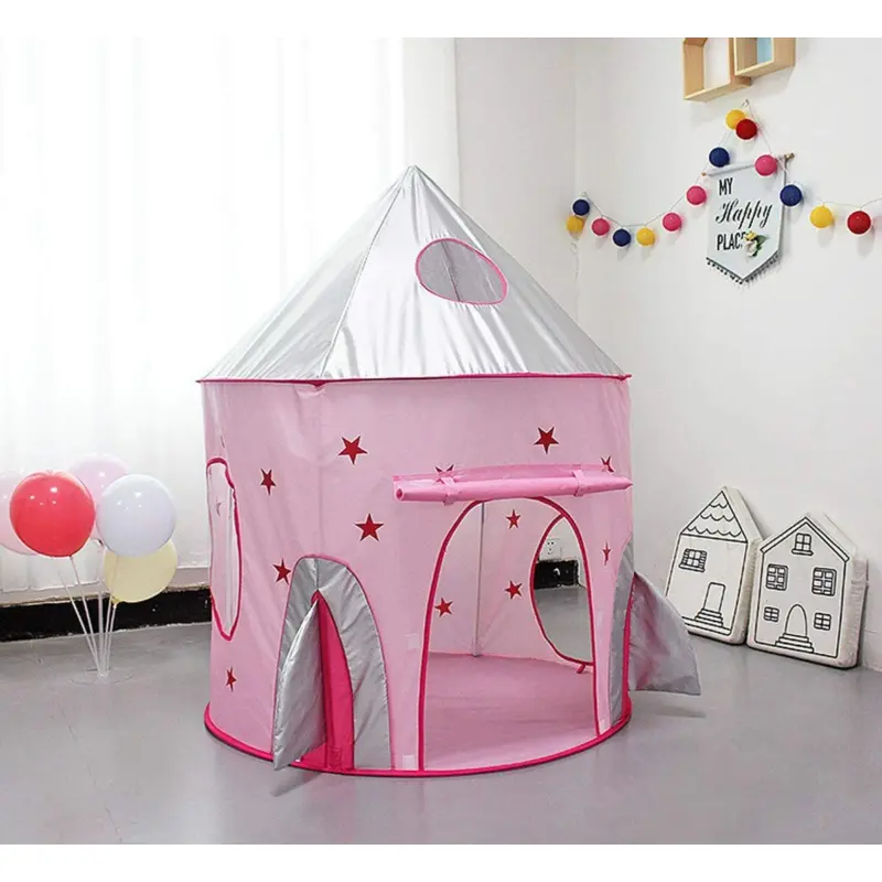 Kids 3 In 1 Play Tent Crawl Tunnel Pop Up Ball Pit Playhouse Toddler Toy Room 2