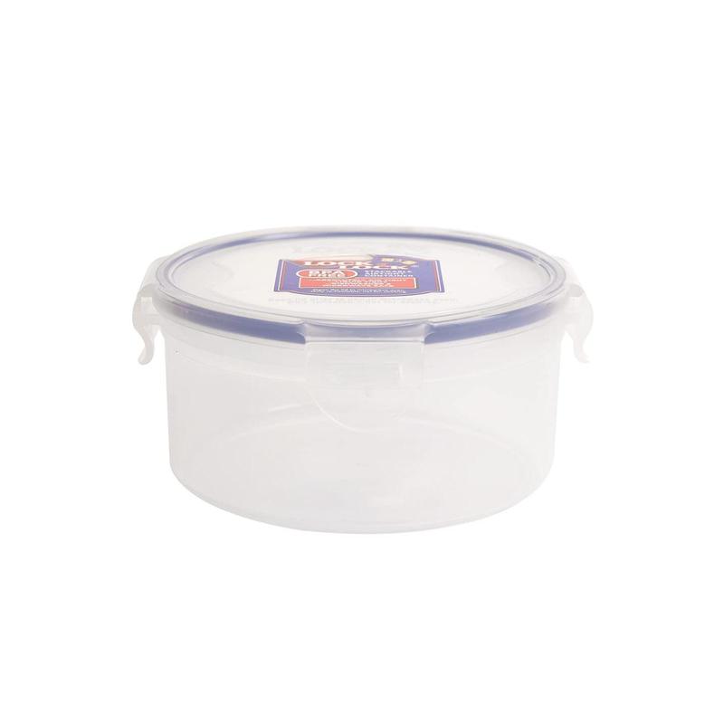LocknLock HPL933 Round Storage Container - Clear/Blue, 600 ml (Pack of 1) 3