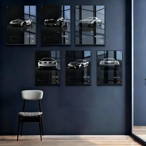 Sports Car Pattern Unframed Painting, 1 Count Modern Canvas Wall Art, Wall Decor for Home Living Room Bedroom Study Room, Home Decor