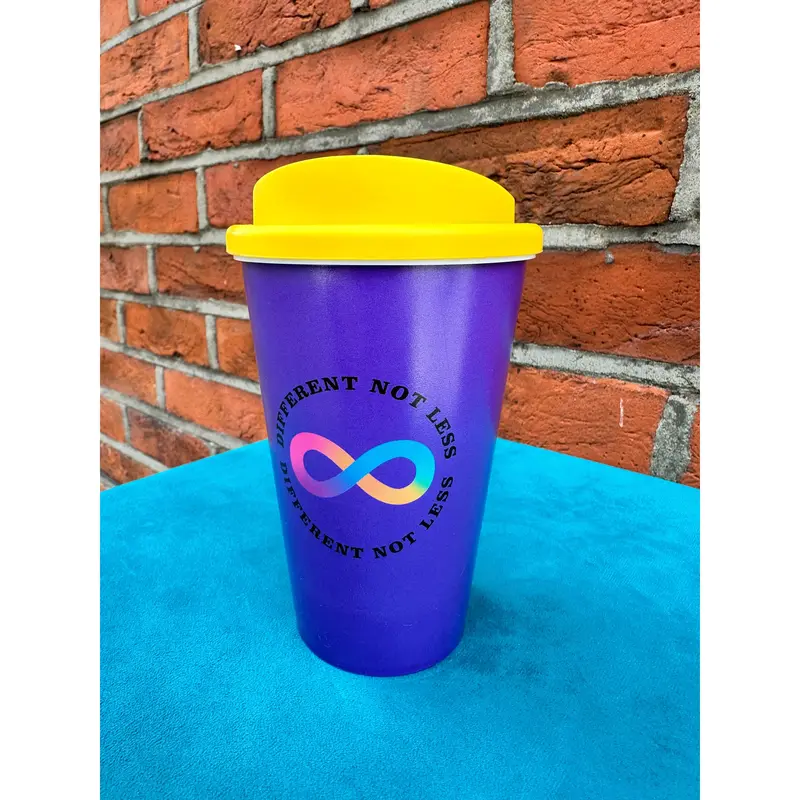 Different Not Less Thermal Travel Mug | 350ml Double-Walled BPA-Free Cup 4
