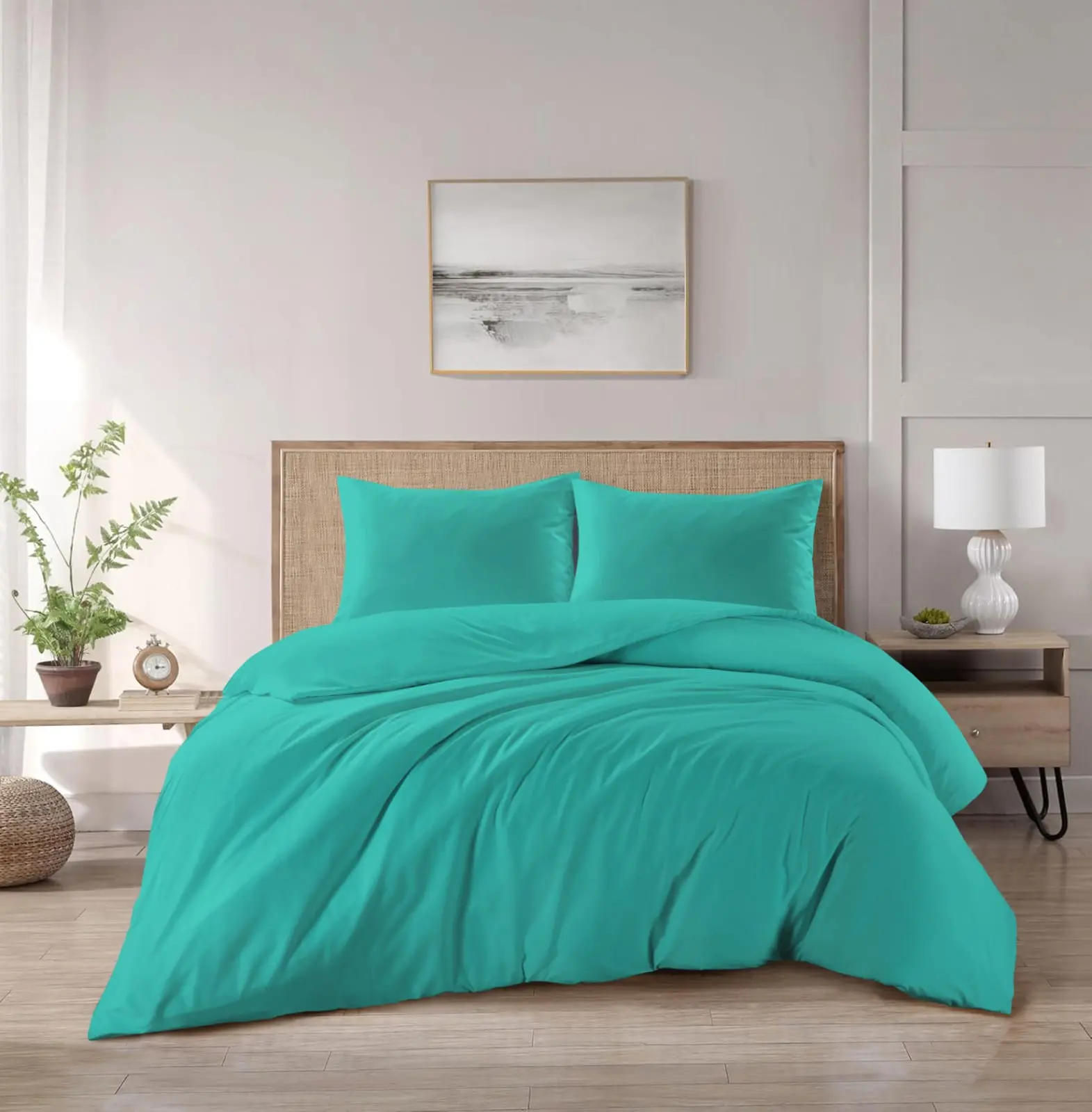 HOOCATS Premium Microfiber Bedding Set - Soft & Breathable for a Cozy Sleep