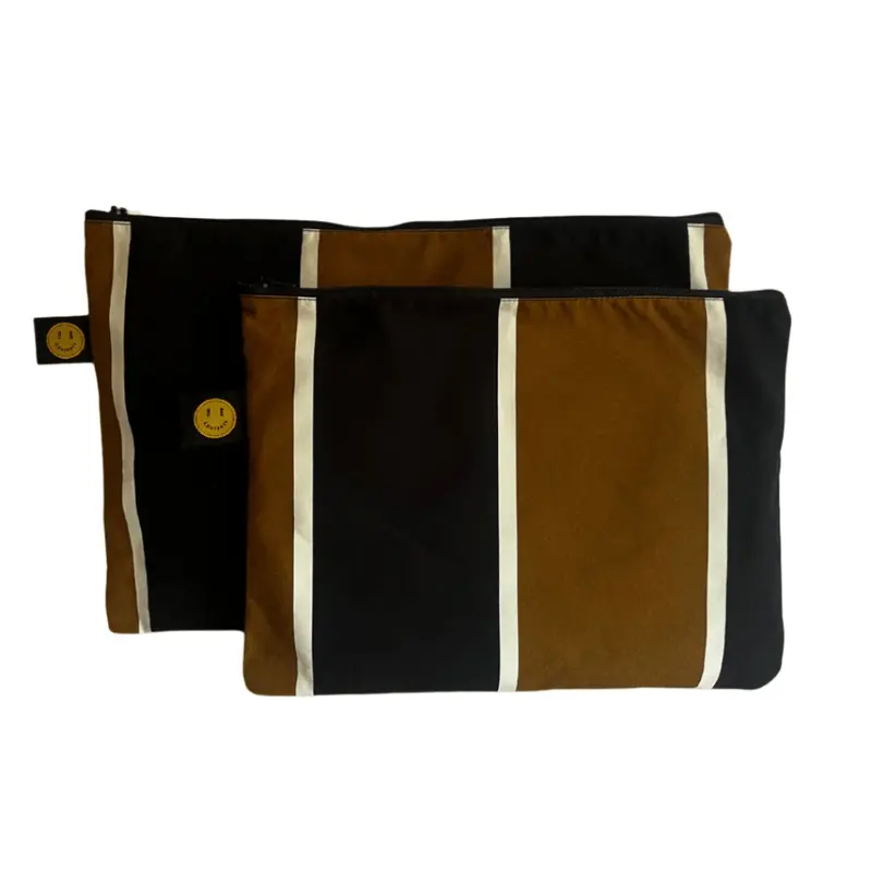 Brown and Black A4 Contents Pouch 0