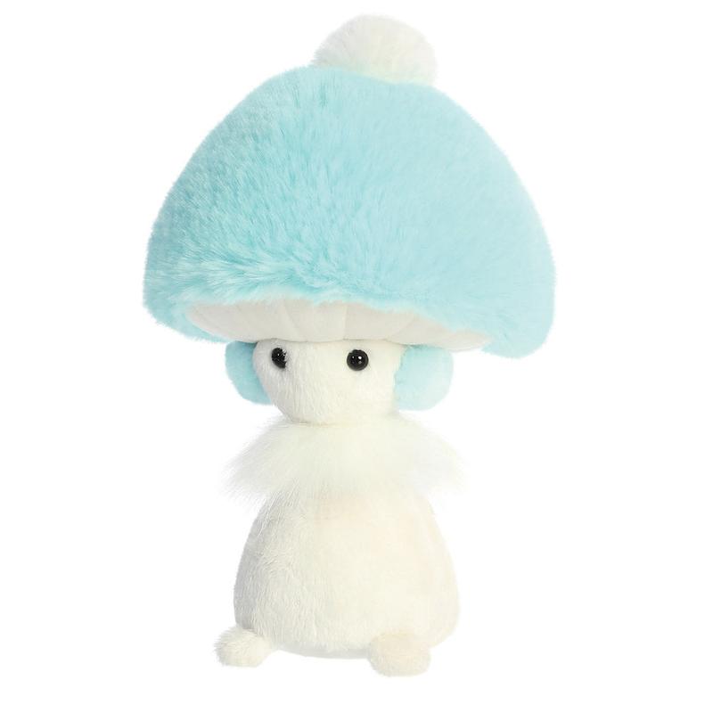 Sparkle Tales Fungi Soft Toy Earmuffs for Kids - Cute Mushroom toy wearing earmuffs for the winter and Christmas time plush 4