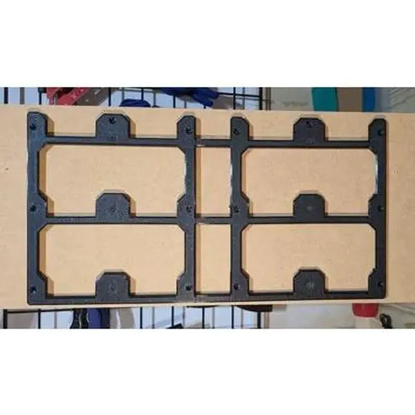 Milwaukee Packout Double Box Wall Mount, Heavy Duty 3D Printed Rack For Modular Storage System, Van Or Workshop Tool Holder