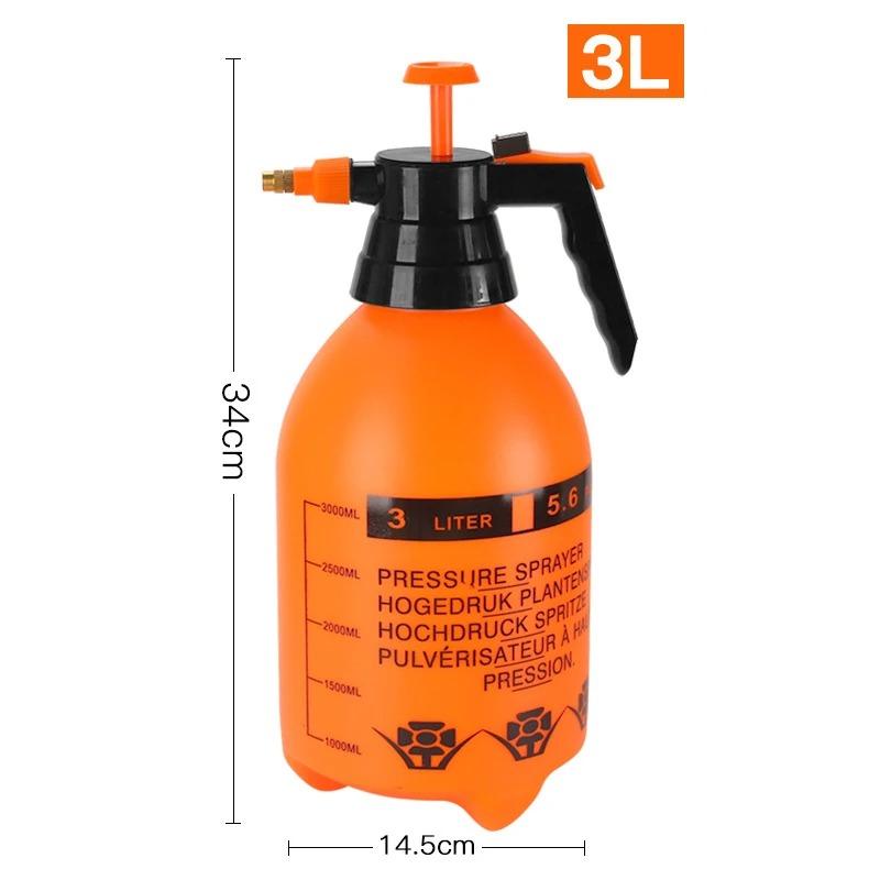 1.5/2.0/3.0L Car Washing Pressure Spray Pot Auto Clean Pump Sprayer Pressurized Spray Bottle GardeningTools Cleaning 5