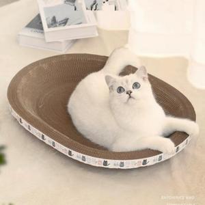 Durable Oval Cat Scratcher Pad Summer Gift, Play and Rest Cat Scratching Pad Cat Paws Grinding Toy, Cats Furniture, Pet Furniture, Cat Supplies Cat Furniture, Dog Stuff, Anxiety Fidget Toys, Birthday Gifts Ideas