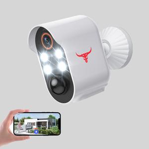 Wireless IPC Camera Security, AI Human Detection Security Cameras, 2-way Audio Rechargeable 2.4GHz WiFi Home Safe Mini Camera Security, Home Monitor Security Camera, Household Lens Monitor, Girls Birthday Gift, Home Essentials