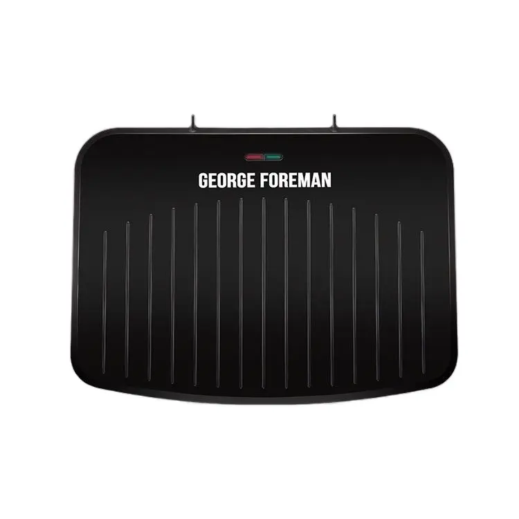 George Foreman Large Fit Grill - Versatile Griddle, Hot Plate and Toastie Machine with Non-Stick Coating, Black