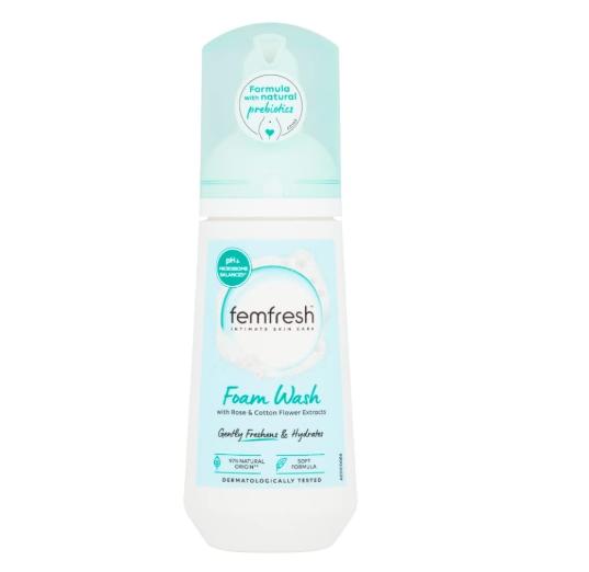 Product Introduction of Femfresh Pure Freshness & Hydration Daily Intimate Foam Wash with Rose & Cotton Flower Extracts - pH Balanced, Soap Free - 150ml - Cleanser, Comfort 0