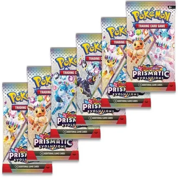 Pokemon TCG Scarlet And Violet Prismatic Evolutions Booster Packs